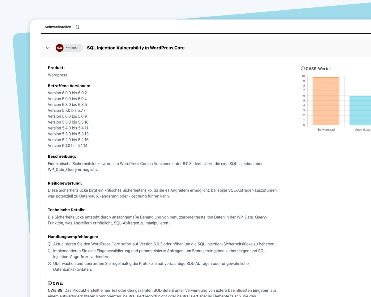 Auszug aus dem Smart Lens Report über spezifische Handlungsempfehlungen